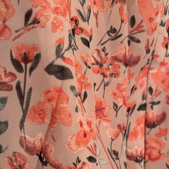 One-shoulder ruched floral dress - Picture 4 of 4